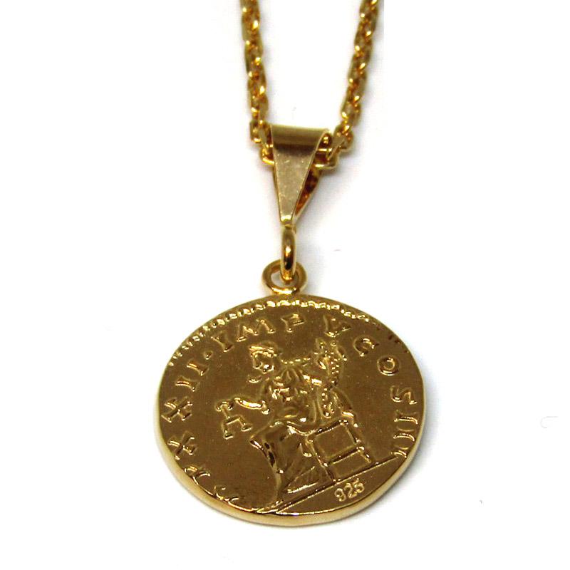 Silver925 コインネックレス 古代ローマ皇帝レプリカコイン