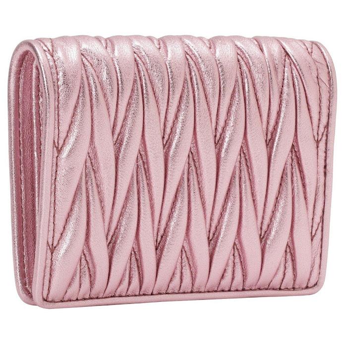 miu miu（ミュウミュウ） 財布 MIUMIU MIU 二つ折り財布 折り畳み