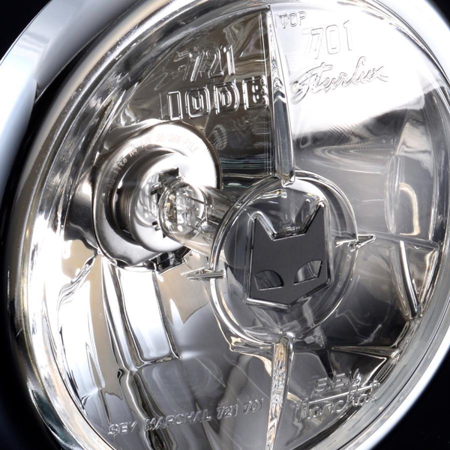 S.E.V.MARCHAL製 721・701 マーシャルヘッドライトクリアレンズ