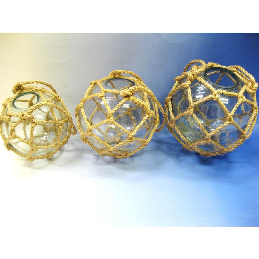 ガラス浮き玉 ガラス玉 黄茶色 ☆缶 ガラス浮玉NO.09（29cm） 漁業用