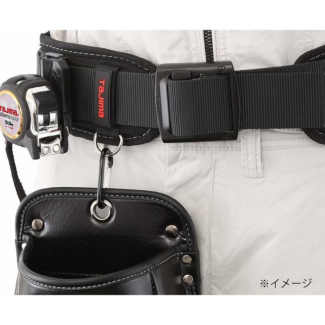 タジマ TAJIMA クロコ セフ着脱式腰袋 G 2段中 ツインフック SFKBG