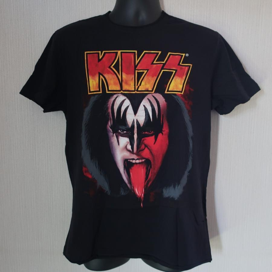 アンプリファイド キッス ジーンシモンズタン Tシャツ Amplified KISS