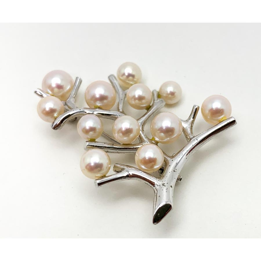 MIKIMOTO ミキモト SILVER シルバー Kofuku no ki 幸福の木 アコヤ