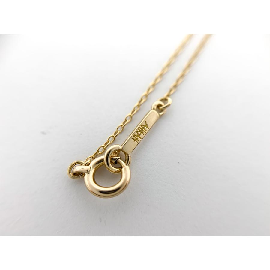 AHKAH イエローゴールドK18 3連アンクレット AHKAH イエローゴールド