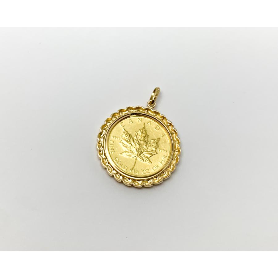 K24 K18 24金 18金 エリザベス2世 10ドル 1982年 カナダメイプル金貨 1