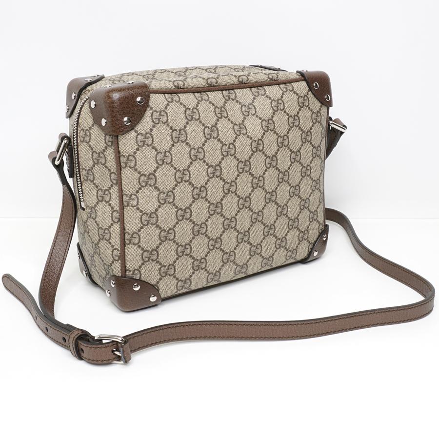 GUCCI（グッチ） GGスプリーム レザー ディテール付き ショルダー