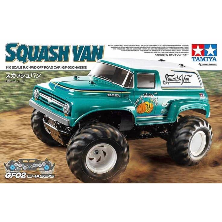 タミヤ（TAMIYA） 58725 GF-02 スカッシュバン (塗装済ボディ ) 1/10