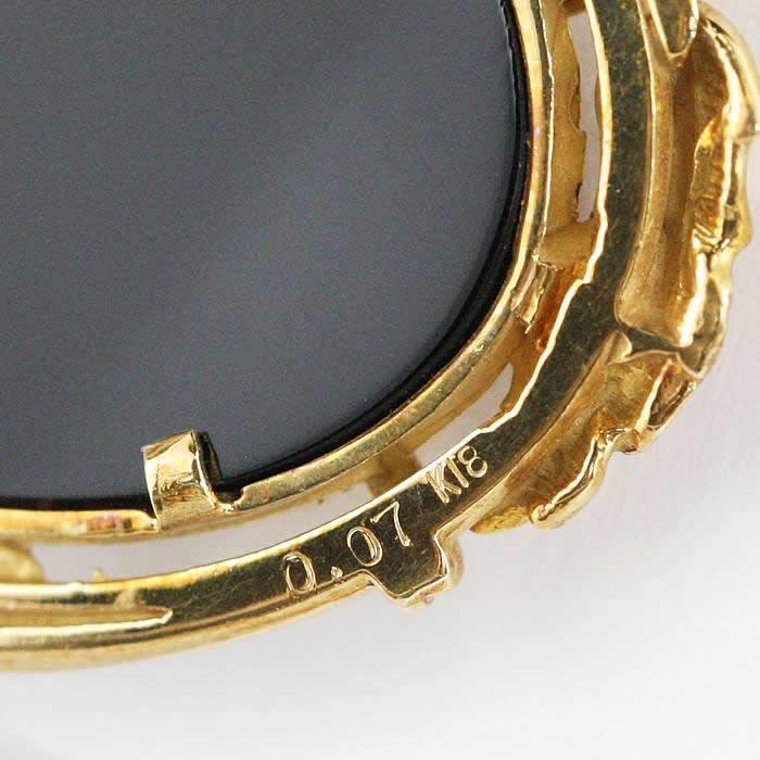 パールとダイヤモンド18金ゴールドのブドウトップ兼ブローチ16g パール