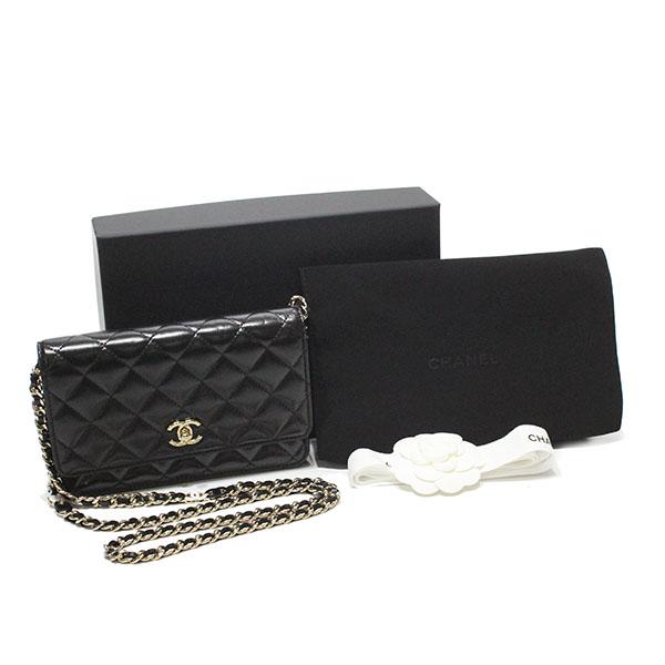 CHANEL（シャネル） 美品 マトラッセ ココマーク チェーン ウォレット