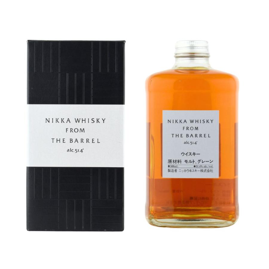ウイスキー 51.4度 ニッカ フロムザバレル 500ml 1本 並行 箱付 : 酒