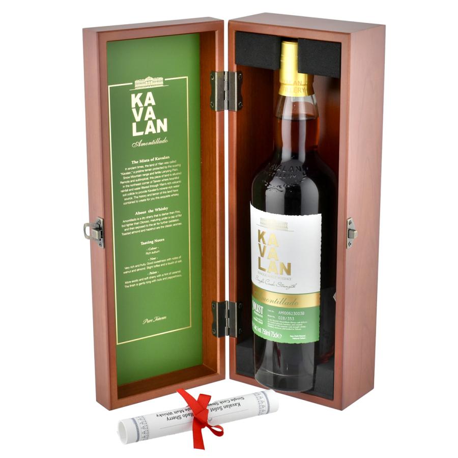 ウイスキー 54.8度 カバラン ソリスト アモンティリャードシェリー