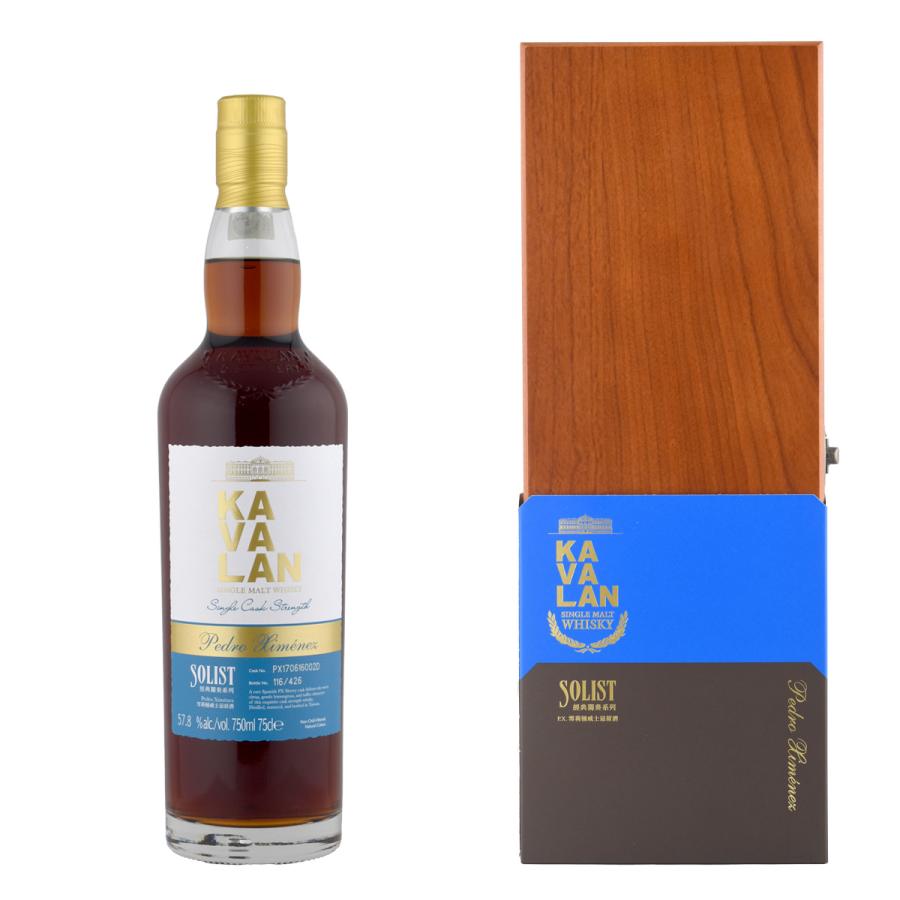 ウイスキー 57.8度 カバラン ソリスト PXシェリー カスクストレングス