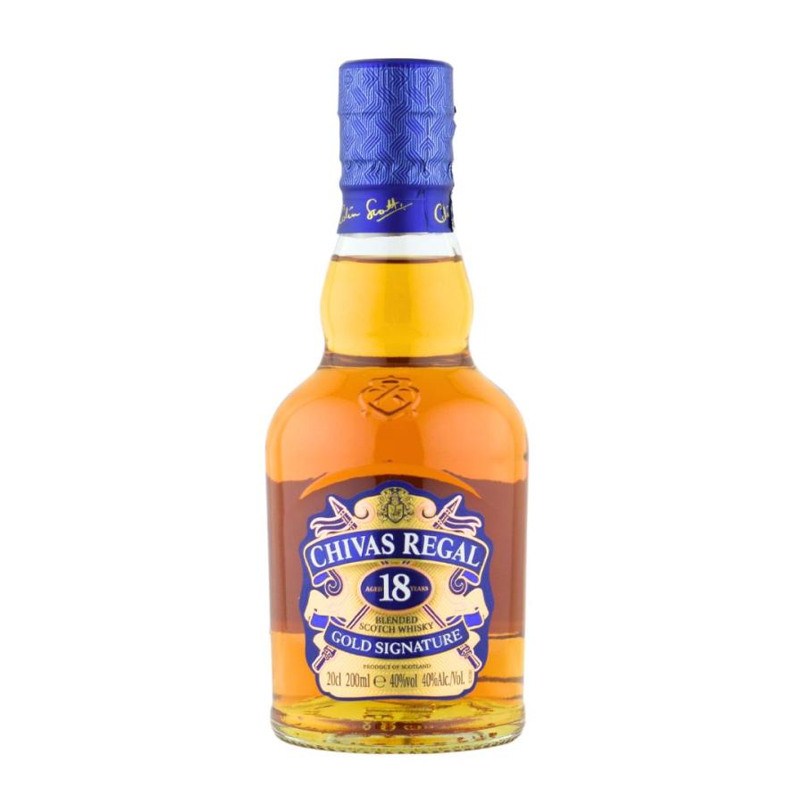 ウイスキー 40度 シーバスリーガル 18年 200ml×1本 ミニボトル : 酒