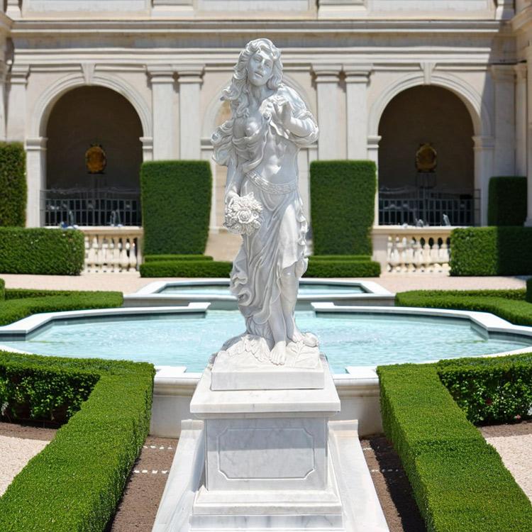 天然大理石彫刻 音楽隊 踊るヴィーナス H210cm 石像 女神 女性 像