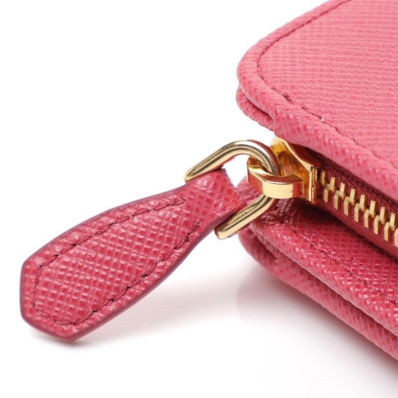 PRADA（プラダ） PRADA 2つ折り財布 小銭入れ付き SAFFIANO METAL