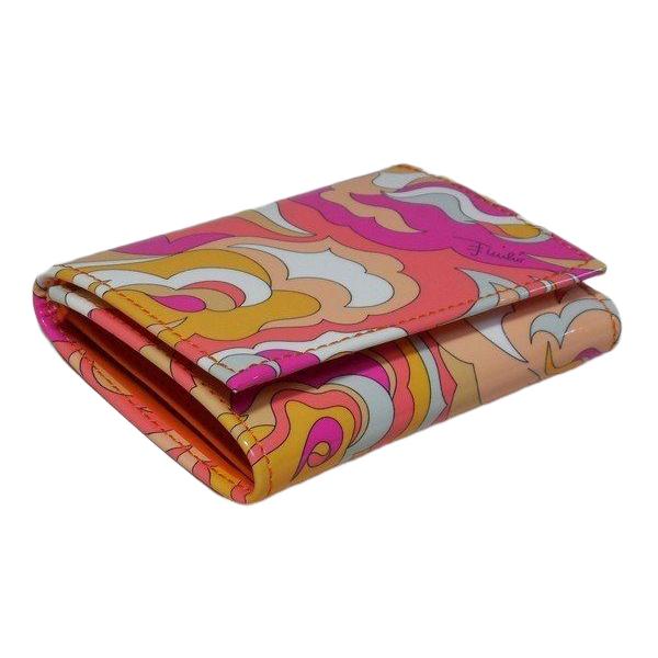 EMILIO PUCCI（エミリオプッチ） 三つ折り財布 ポップフラワー