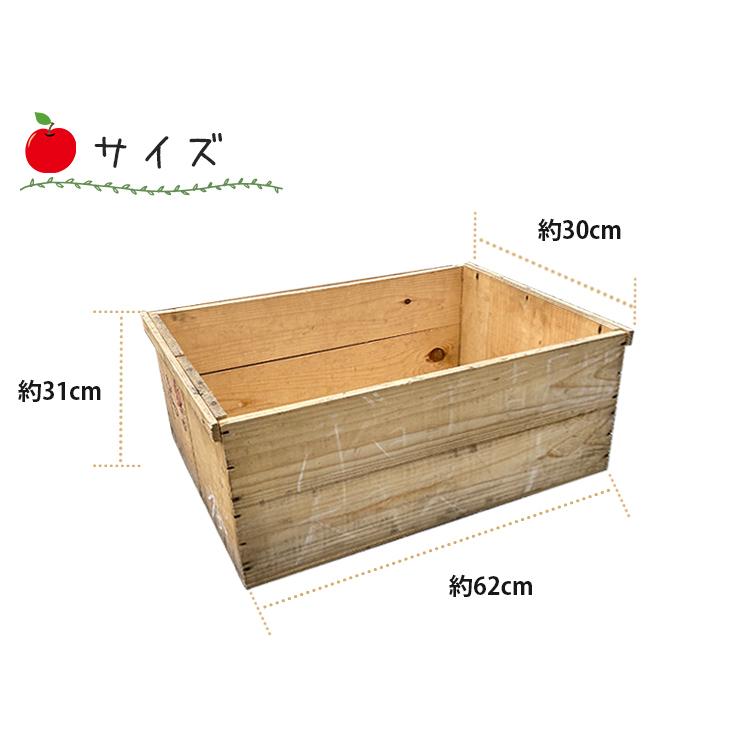 りんごの木箱 2個セット ランクA : みっつのこだわり - 通販 - Yahoo