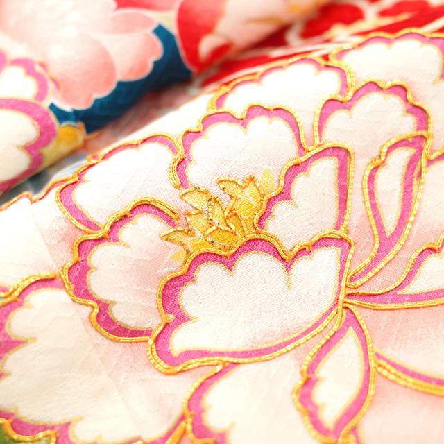 振袖 着物 金駒刺繍 ターコイズブルー 青緑 成人式 二十歳 20歳 結婚