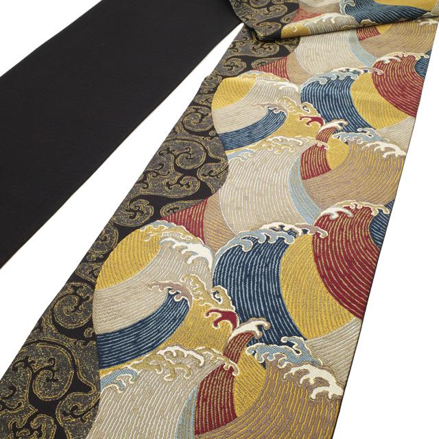 袋帯 リサイクル 正絹 フォーマル 京都 西陣 鹿子井山田 織全九蔵文様