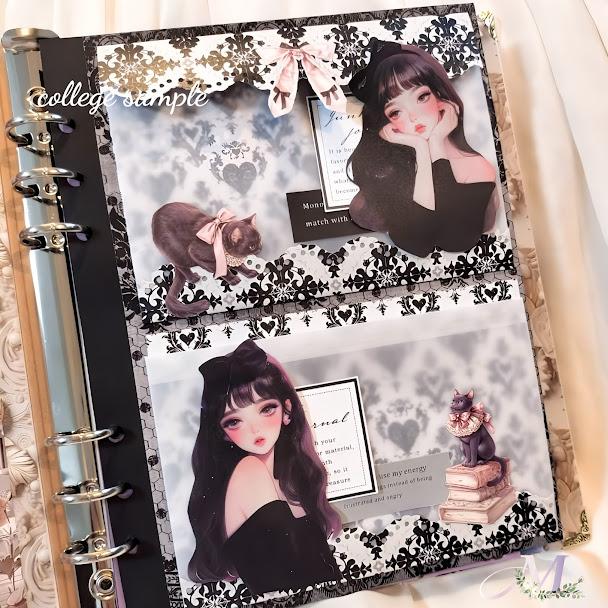 li-11】lien様コラージュシート素材シートデザインペーパー