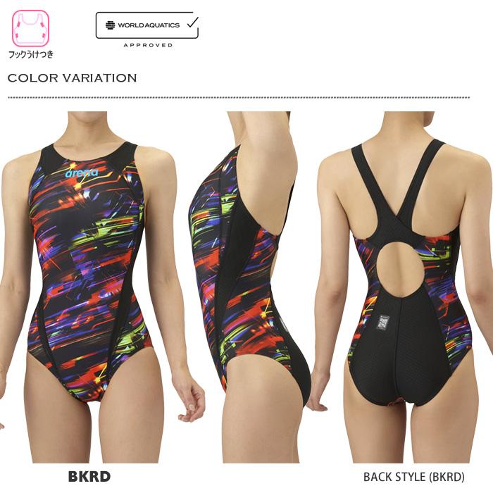 アリーナ（arena） FINA承認 レディース 競泳水着 AS5FRC64L : 水泳