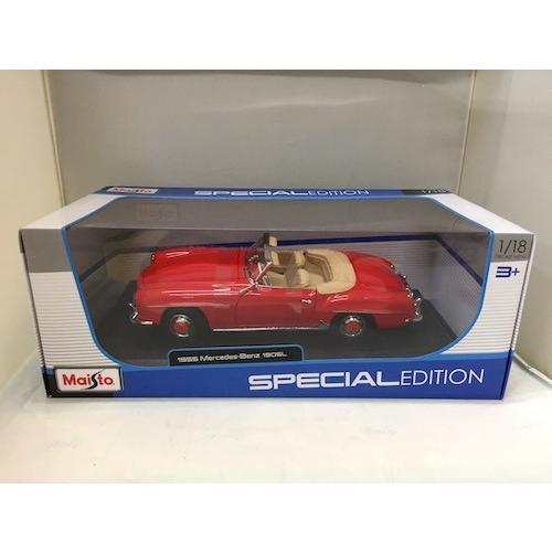 マイスト ミニカー 1955 MERCEDES BENZ 190SL 1/18 maisto red