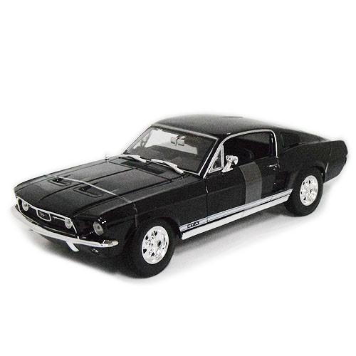 マイスト ミニカー 1967 Ford Mustang GTA FastBack BK 1/18 Maisto