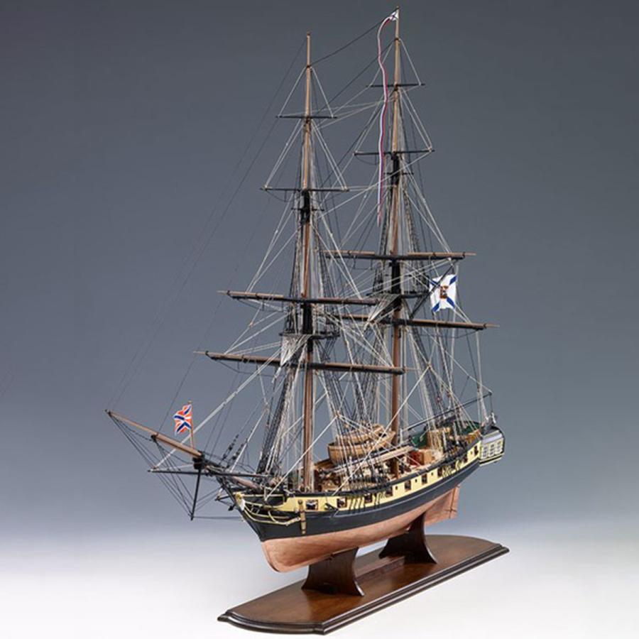 帆船模型キット マーキュリー : 木製模型キットのマイクロクラフト