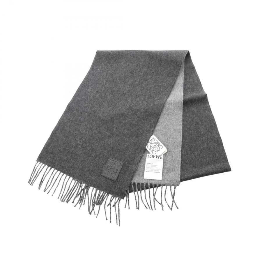 LOEWE（ロエベ） アナグラムロゴ フリンジスカーフ ブランドオフ