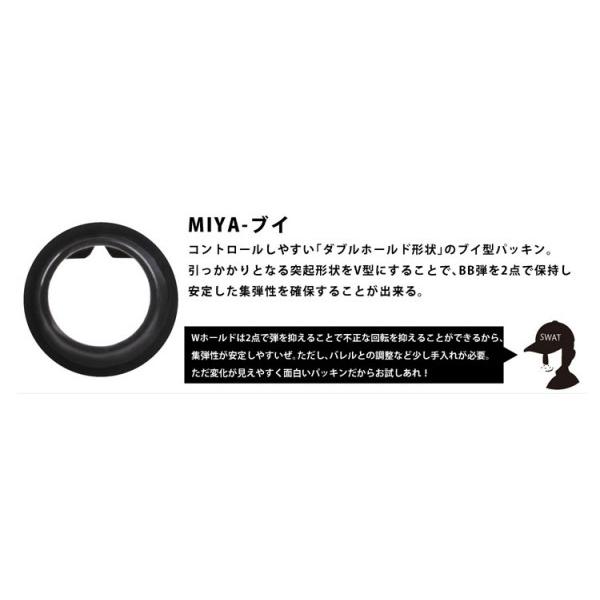 宮川ゴム 電動ガンHOPチャンバーパッキン Vダブルホールド ニトリル