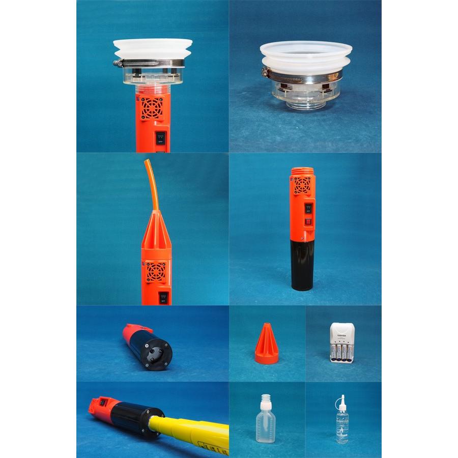 楽ECO 煙感知器用ガス式試験器 ALKS3 パターンAB アークリード製 加煙