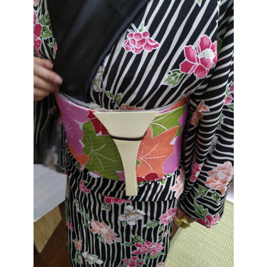 長唄用三味線バチ 紫色の花柄 ケース付き 長唄用三味線バチ 紫色の