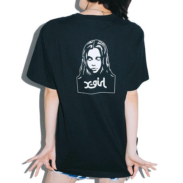X-girl（エックスガール） レディース フェイス Tシャツ FACE S S TEE