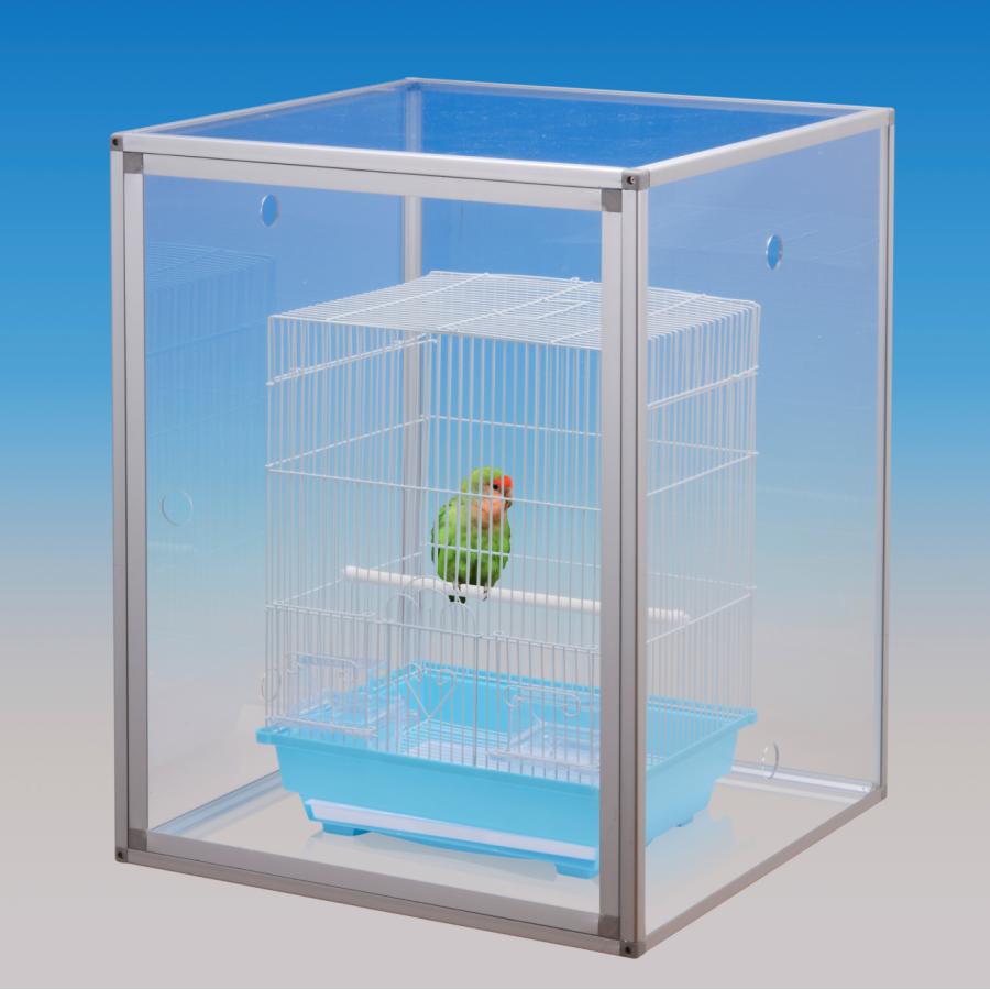 防音ケース アクリルケージ バードケージ 保温 鳥かご 透明 ハッピー