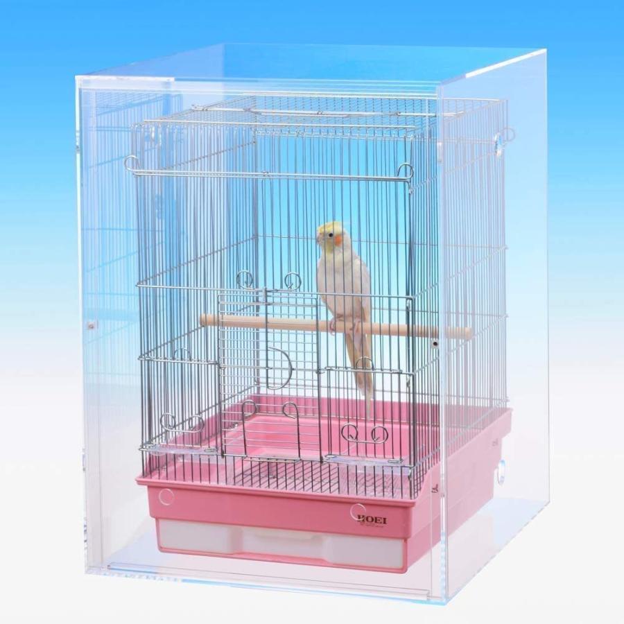 アクリルバードケージ HOEI 35オウム 鳥かご用 アクリルケージ 透明