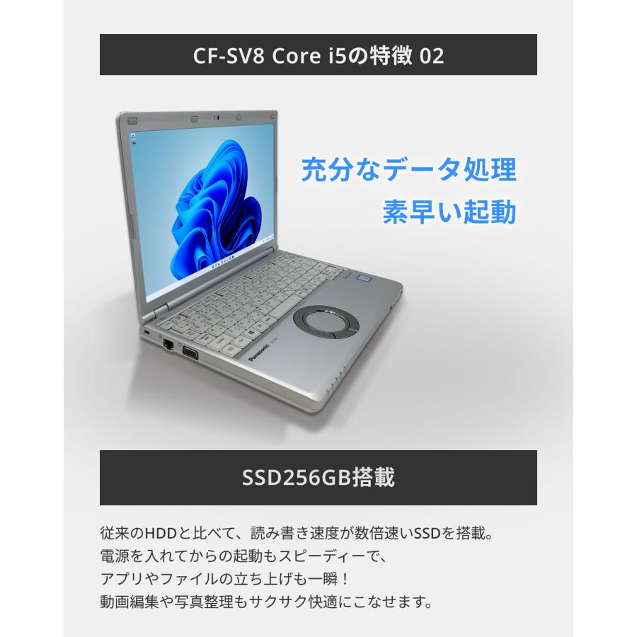 Let's note Win11 8世代i5/RAM8GB/SSD256GB 6 Panasonic - Let's note
