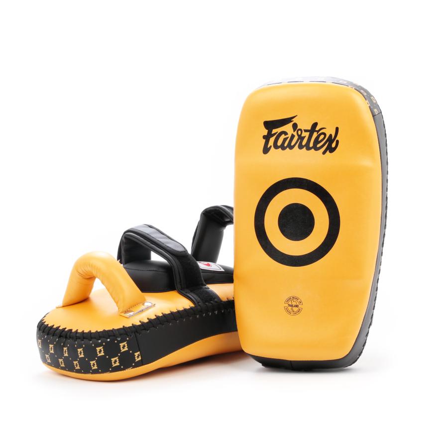 Fairtex キックミット KPLC6 イエロー Fairtex キックミット KPLC6