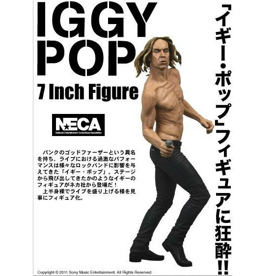 イギー ポップ フィギュア Iggy Pop NECA : マンブルズ バンドTシャツ