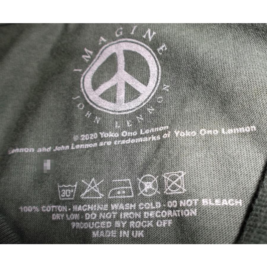 ジョン レノン Tシャツ John Lennon PEACE FINGERS 正規品 ロックT