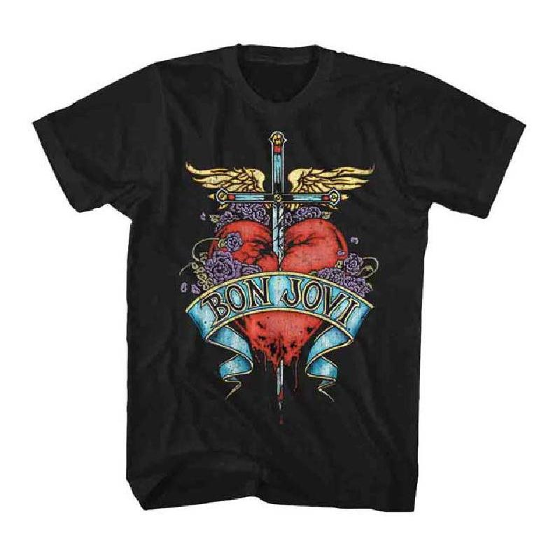 ボン ジョヴィ Tシャツ BON JOVI HEART 正規品 : マンブルズ バンドT