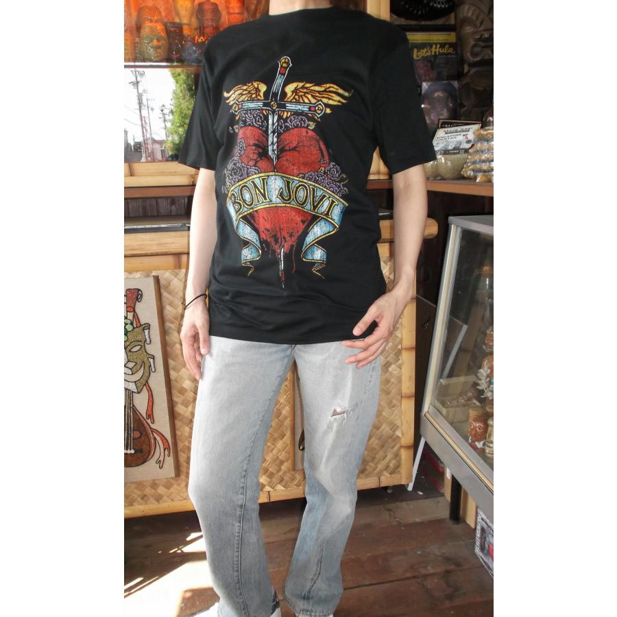 ボン ジョヴィ Tシャツ BON JOVI HEART 正規品 : マンブルズ バンドT