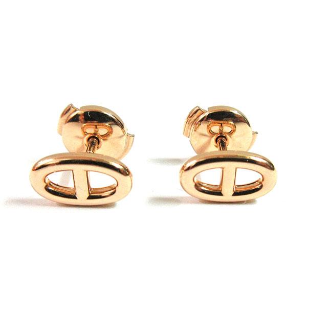 HERMES（エルメス） 《 新品 》エルメス ファランドール ピアス ローズ