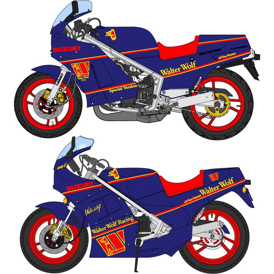 1/12スズキ RG250&400γウォルターウルフデカール : ミュージアム