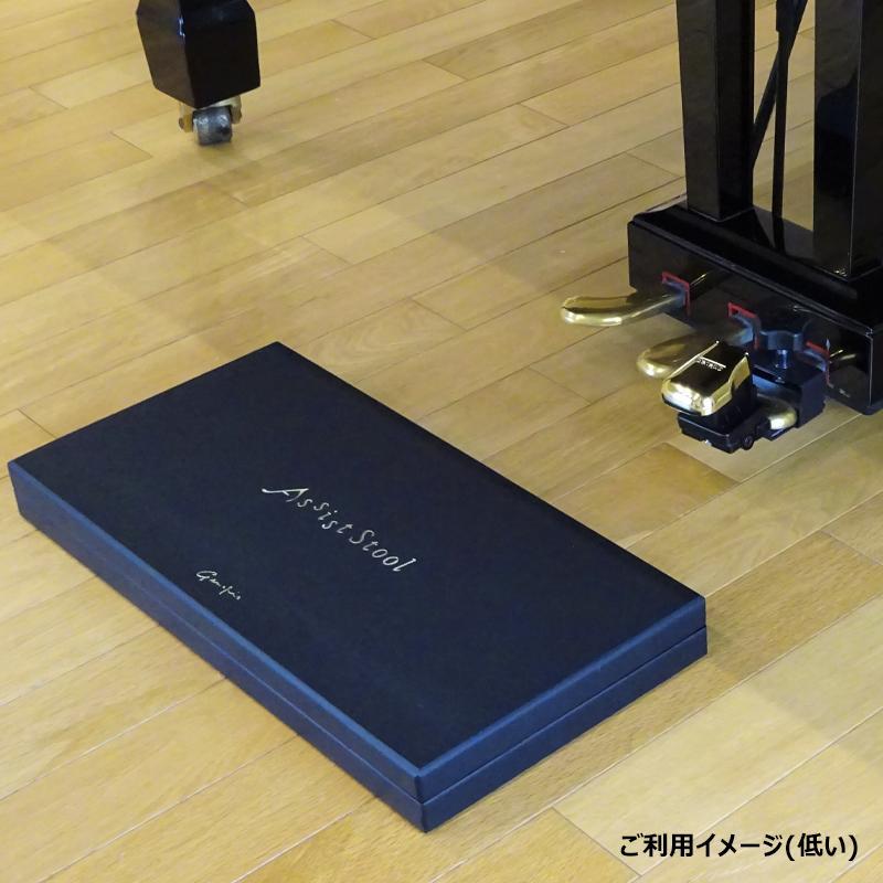 New アシストツール ピアノ補助台 足置き台 ブラック : MUSIC SHOP