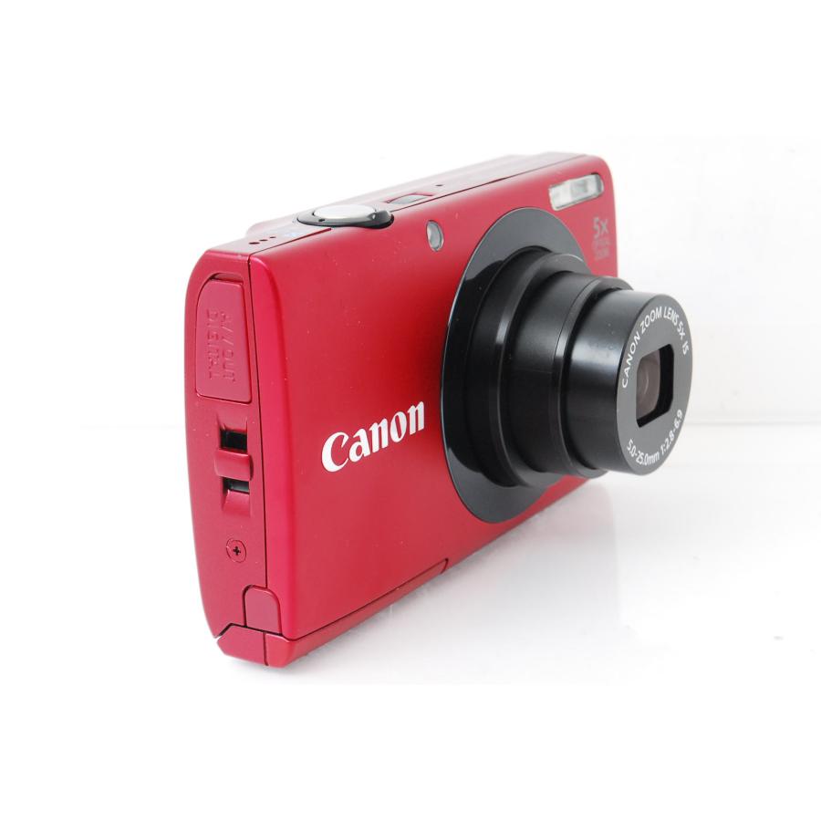 PowerShot Canon キヤノン A3400 IS レッド : 山ウサギカメラ - 通販