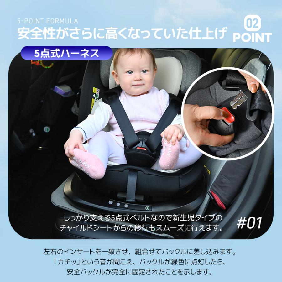 超広いキャノピー付き】チャイルドシート キャノピー 新生児 ISOFIX