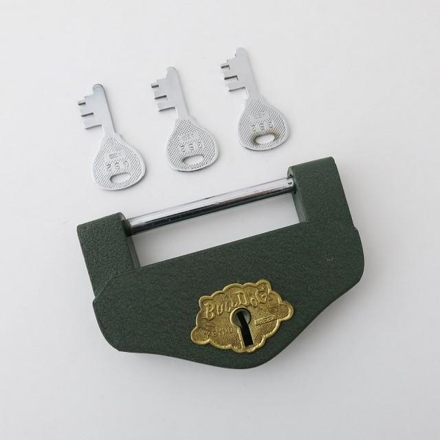 ブルドック印 倉庫錠 2号 V型（3枚鍵） : 西田金物店 - 通販 - Yahoo