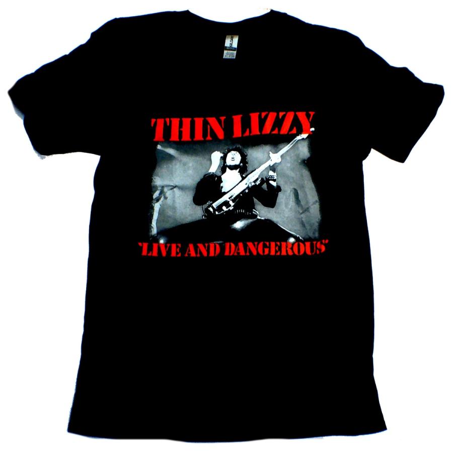THIN LIZZY】シンリジー「LIVE AND DANGEROUS」Tシャツ : NO-REMORSE