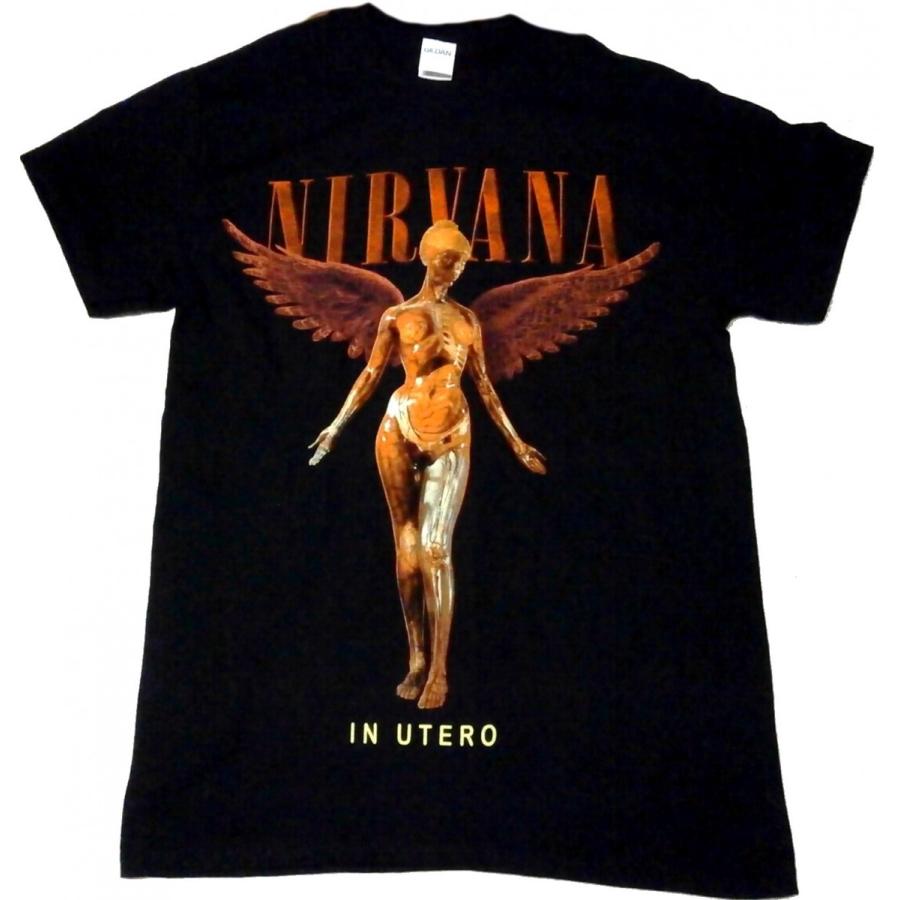 NIRVANA「IN UTERO-BLACK」Tシャツ : NO-REMORSE - 通販 - Yahoo