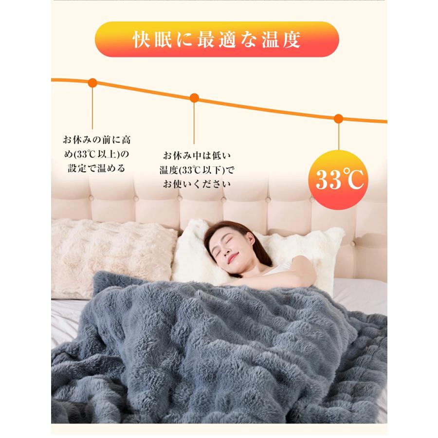 正規品】ふわとろ毛布 電気毛布 掛け敷き兼用 ひざ掛け 敷き 電気